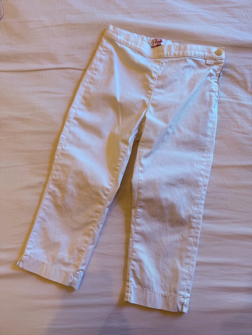 White Capri Pants Il Gufo